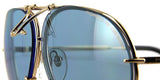 Porsche Design 8478 A Gold Frame - Brown + Blue Lenses