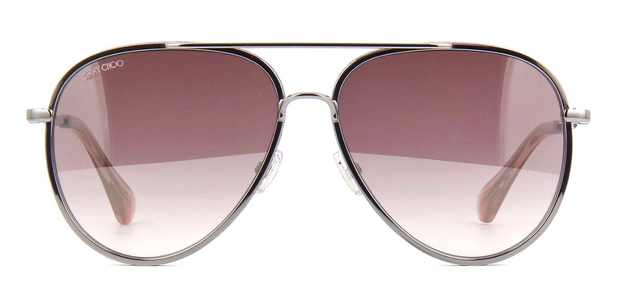aviator sunglasses by Jimmy Choo | Jimmy choo, Fashion, Aviator sunglasses