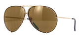 Porsche Design 8478 A Gold Frame - Brown + Blue Lenses