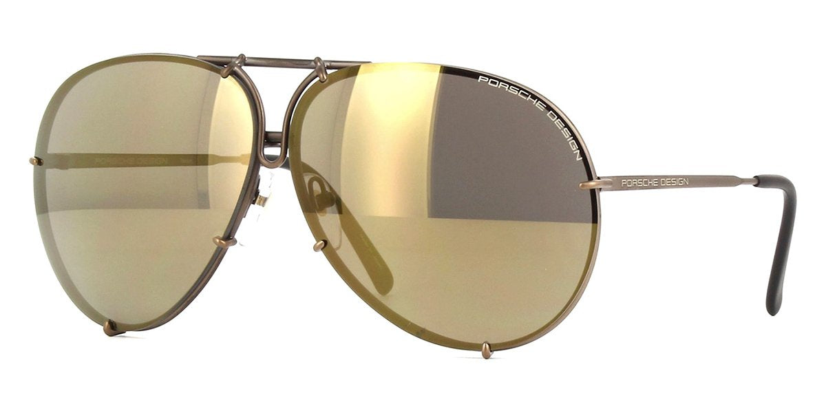 Porsche Design 8478 'Gold Edit' Aviator Sunglasses